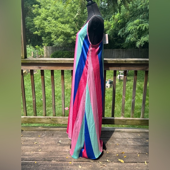 LuLaRoe Vibrant Multicolor Maxi Dress - Picture 2 of 9